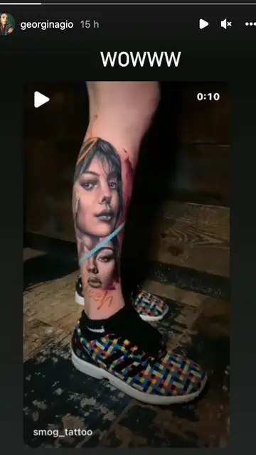 Tatuaje Georgina Rodríguez Georgina Rodríguez