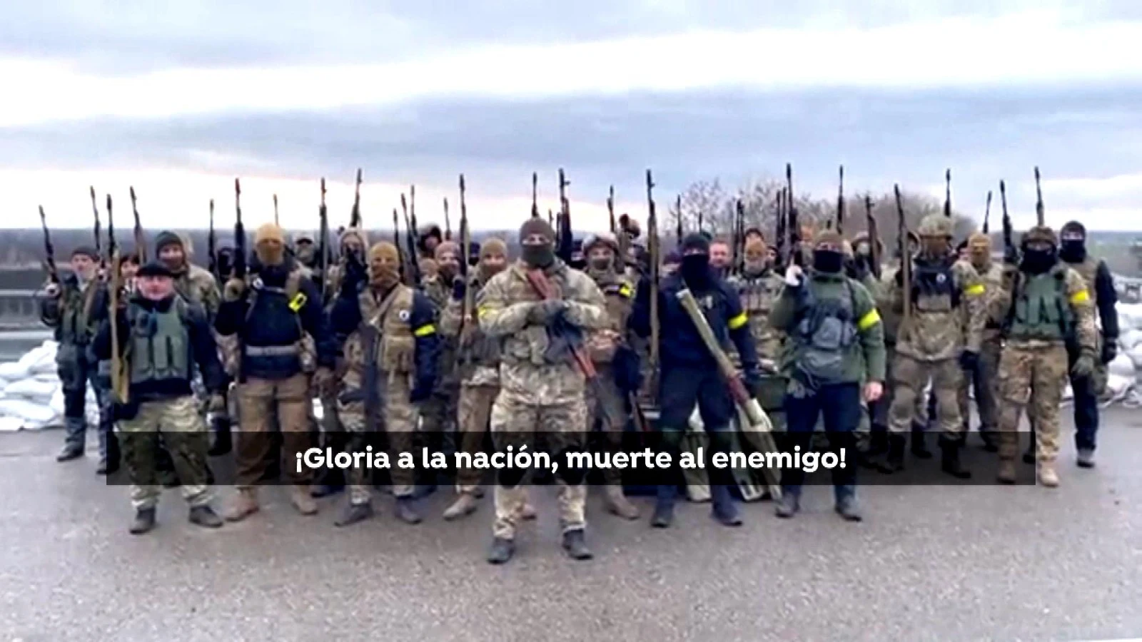 Voluntarios del ej&eacute;rcito de Ucrania