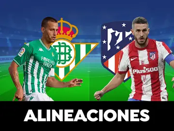 Alineación del Atlético de Madrid contra el Betis en el partido de hoy de la Liga Alineación del Atlético de Madrid contra el Betis en el partido de hoy de la Liga