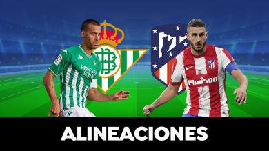 Alineación OFICIAL del Atlético de Madrid contra el Betis en el partido de hoy de la Liga Santander