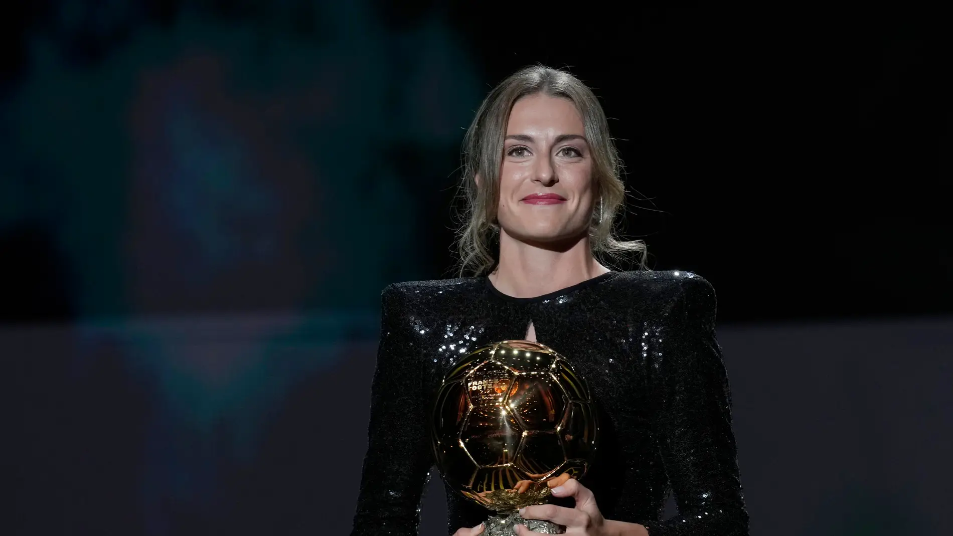 Alexia Putellas en la entrega del Balón de Oro