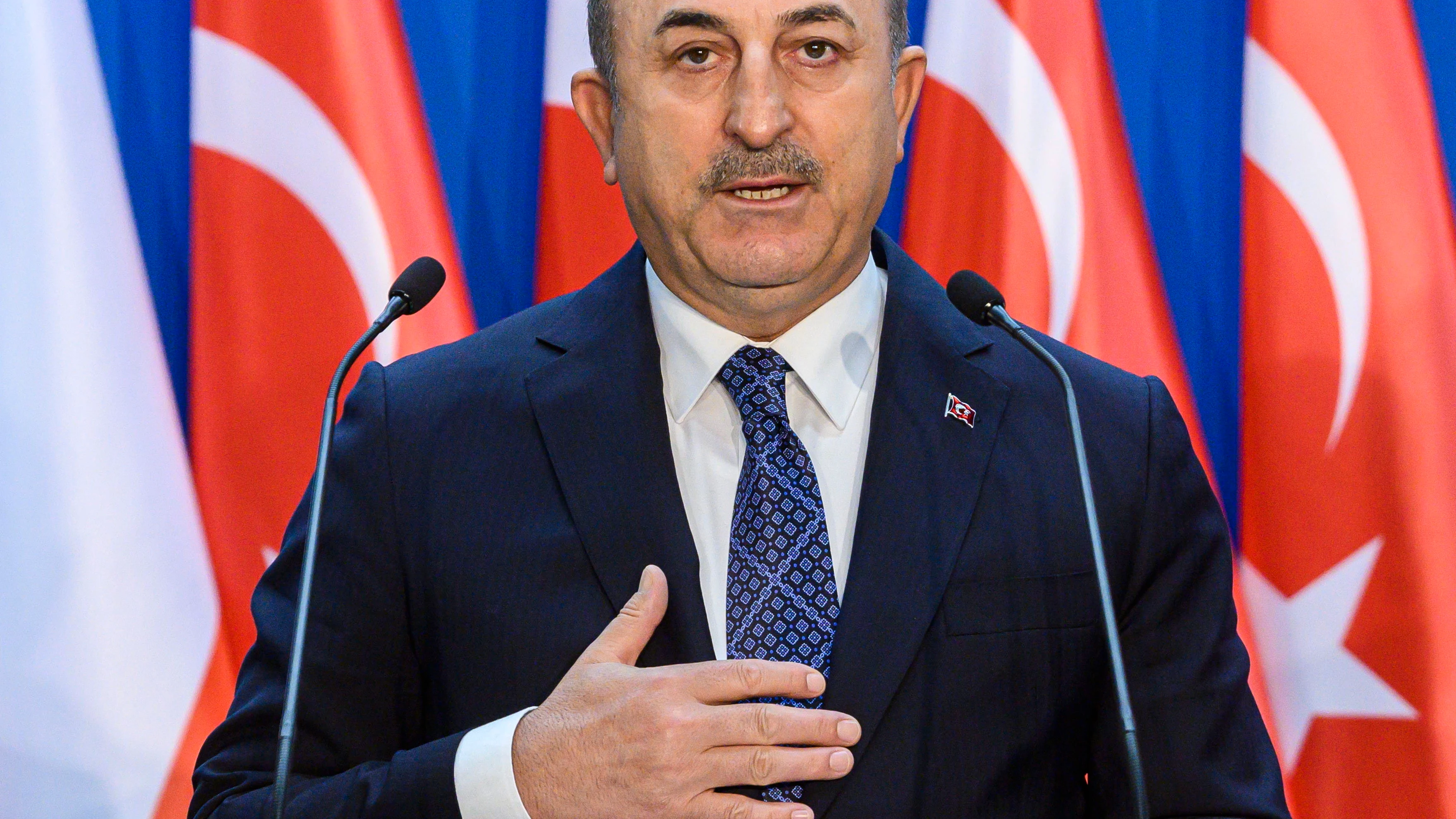 El ministro turco de Asuntos Exteriores, Mevlut Cavusoglu, en una imagen de archivo. El ministro turco de Asuntos Exteriores, Mevlut Cavusoglu, en una imagen de archivo.