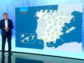 Un frente sigue dejando lluvias en toda la Pen&iacute;nsula con precipitaciones intensas en las costas de Tarragona y Barcelona