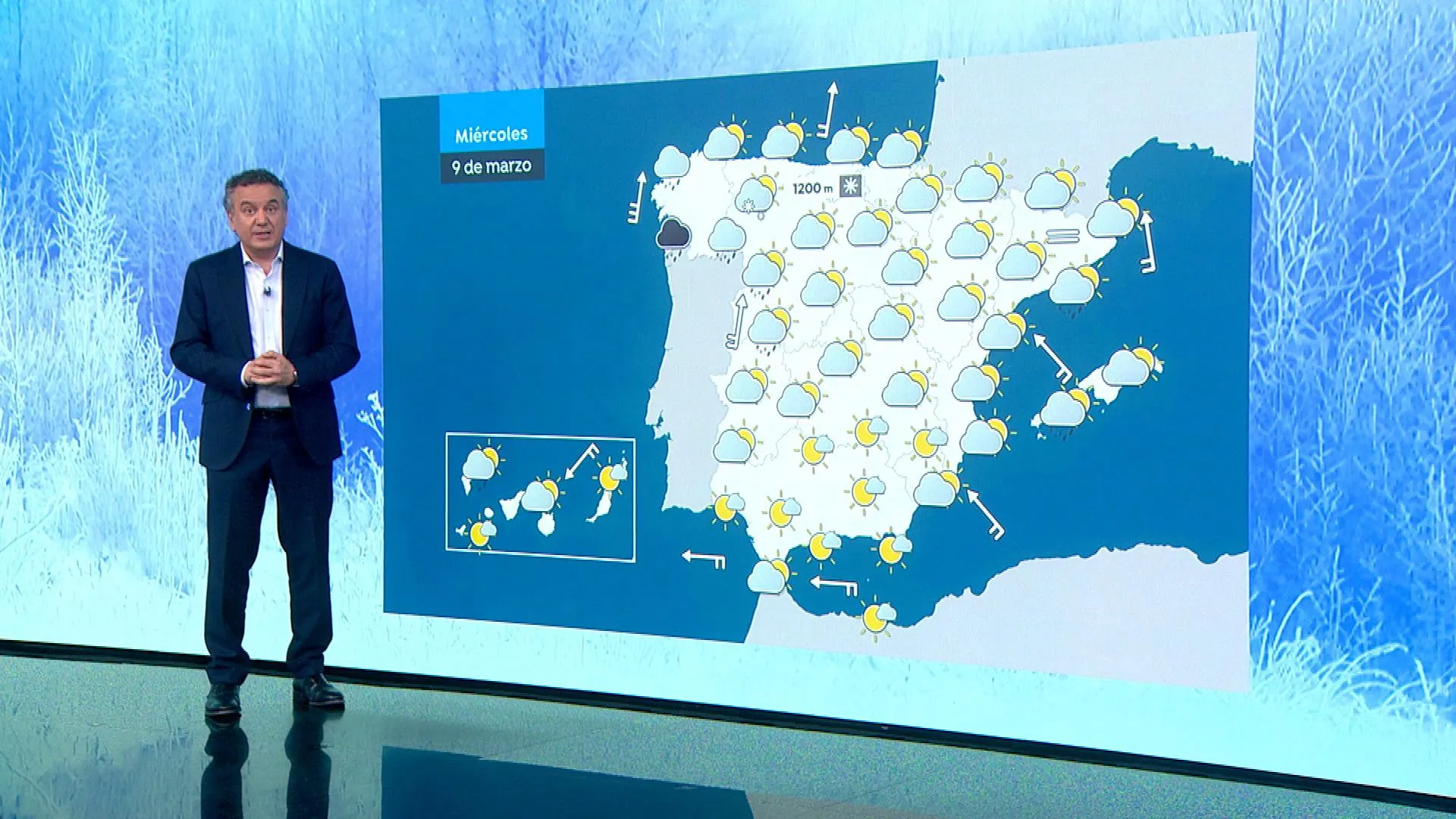 Un frente sigue dejando lluvias en toda la Pen&iacute;nsula con precipitaciones intensas en las costas de Tarragona y Barcelona