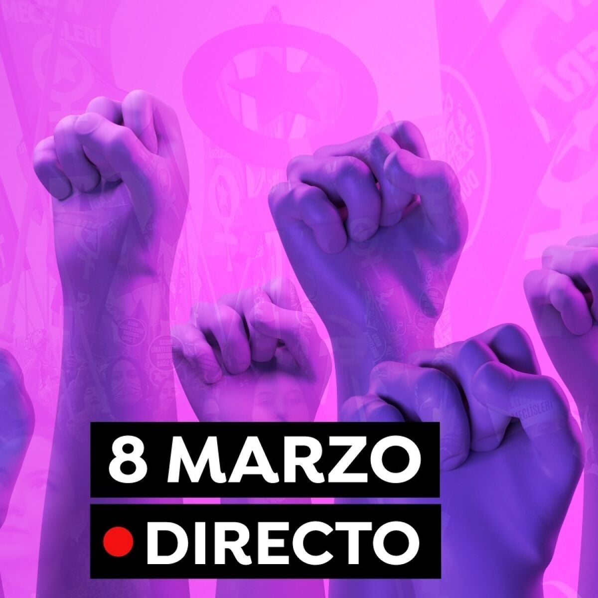 Manifestación 8M y última hora del Día de la Mujer hoy 8 de marzo en directo