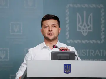Volodímir Zelenski, presidente ucraniano Volodímir Zelenski, presidente ucraniano