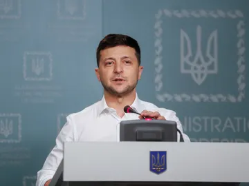 Volodímir Zelenski, presidente ucraniano Volodímir Zelenski, presidente ucraniano