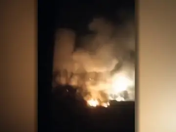 Las impactantes imágenes de los bombardeos rusos esta madrugada sobre las ciudades ucranianas
