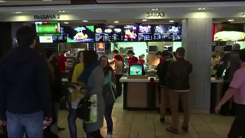 Tienda de McDonald´s en Rusia Tienda de McDonald´s en Rusia