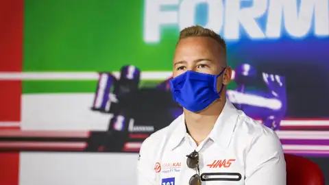 El piloto ruso Nikita Mazepin El piloto ruso Nikita Mazepin