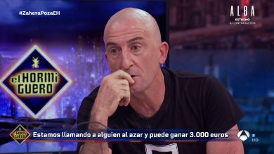Luis Zahera lanza una broma durante la llamada de 'El Hormiguero 3.0' y se lleva una cruda contestación: 