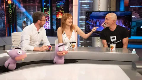 Luis Zahera se asusta descubriendo el pasado de Nathalie Poza: "Está como una maraca" 'El Hormiguero 3.0'