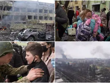 El escalofriante vídeo que muestra como las tropas rusas destruyen un hospital infantil en Mariúpol