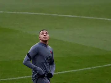 La cara de Mbappé al pisar el Bernabéu La cara de Mbappé al pisar el Bernabéu