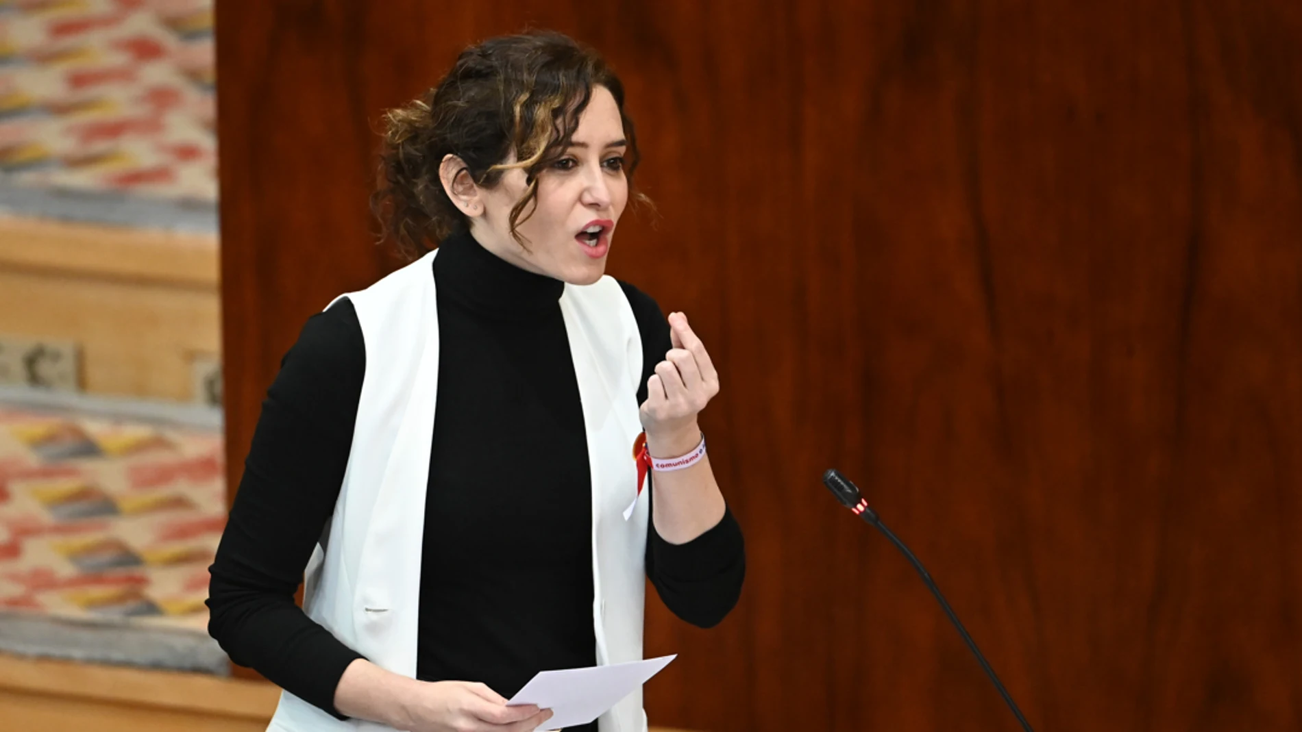 La Presidenta de la Comunidad de Madrid, Isabel Díaz Ayuso