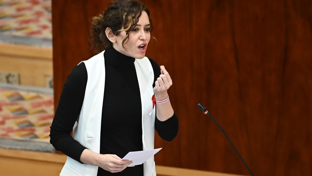 La Presidenta de la Comunidad de Madrid, Isabel D&iacute;az Ayuso
