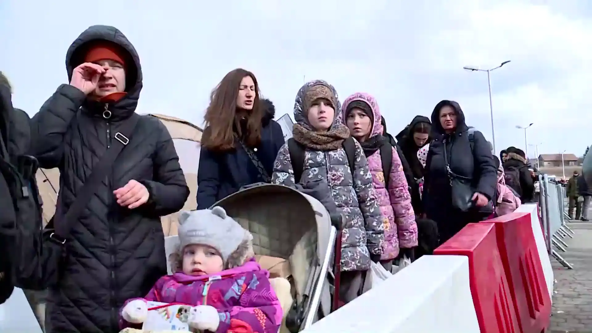 Refugiados que huyen de la guerra en Ucrania