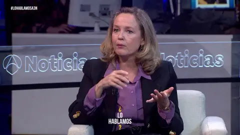 Nadia Calviño en '¿Lo hablamos?' Nadia Calviño en '¿Lo hablamos?'