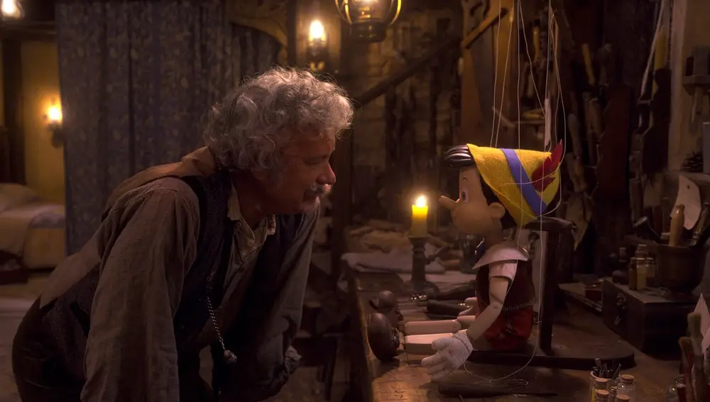 Tom Hanks en 'Pinocchio'