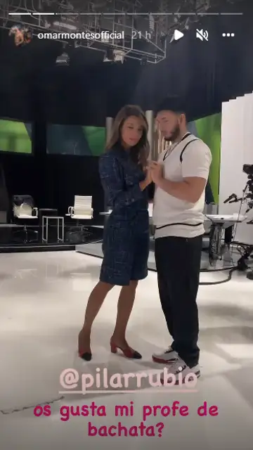 Pilar Rubio y Omar Montes bailan juntos una bachata Pilar Rubio y Omar Montes bailan juntos una bachata