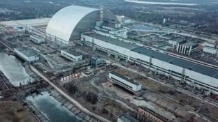 Imagen de archivo de la planta nuclear de Chern&oacute;bil en Ucrania