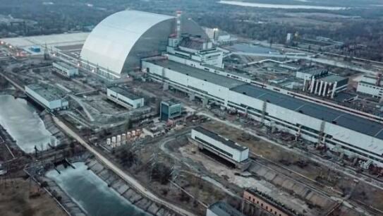 Imagen de archivo de la planta nuclear de Chern&oacute;bil en Ucrania