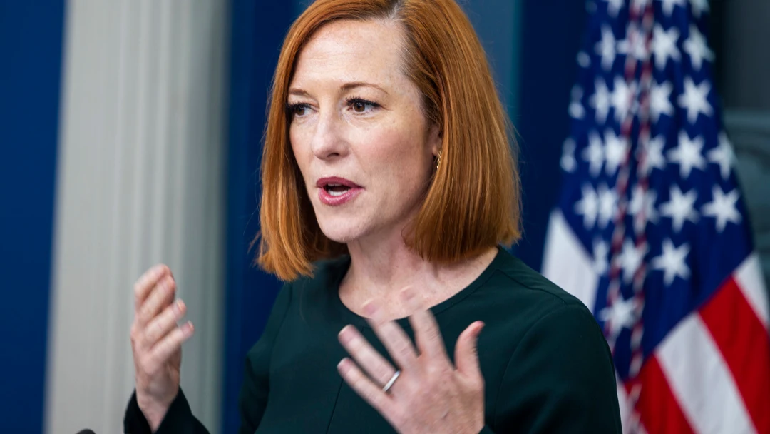 La portavoz de la Casa Blana, Jenn Psaki La portavoz de la Casa Blana, Jenn Psaki