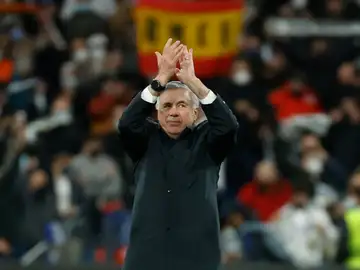 Ancelotti tras la victoria y pase a cuartos de final frente del Real Madrid Ancelotti tras la victoria y pase a cuartos de final frente del Real Madrid