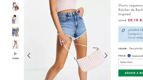 Shorts vaqueros de Asos Shorts vaqueros de Asos