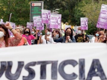 Imagen de archivo de una manifestación en contra de la violencia machista