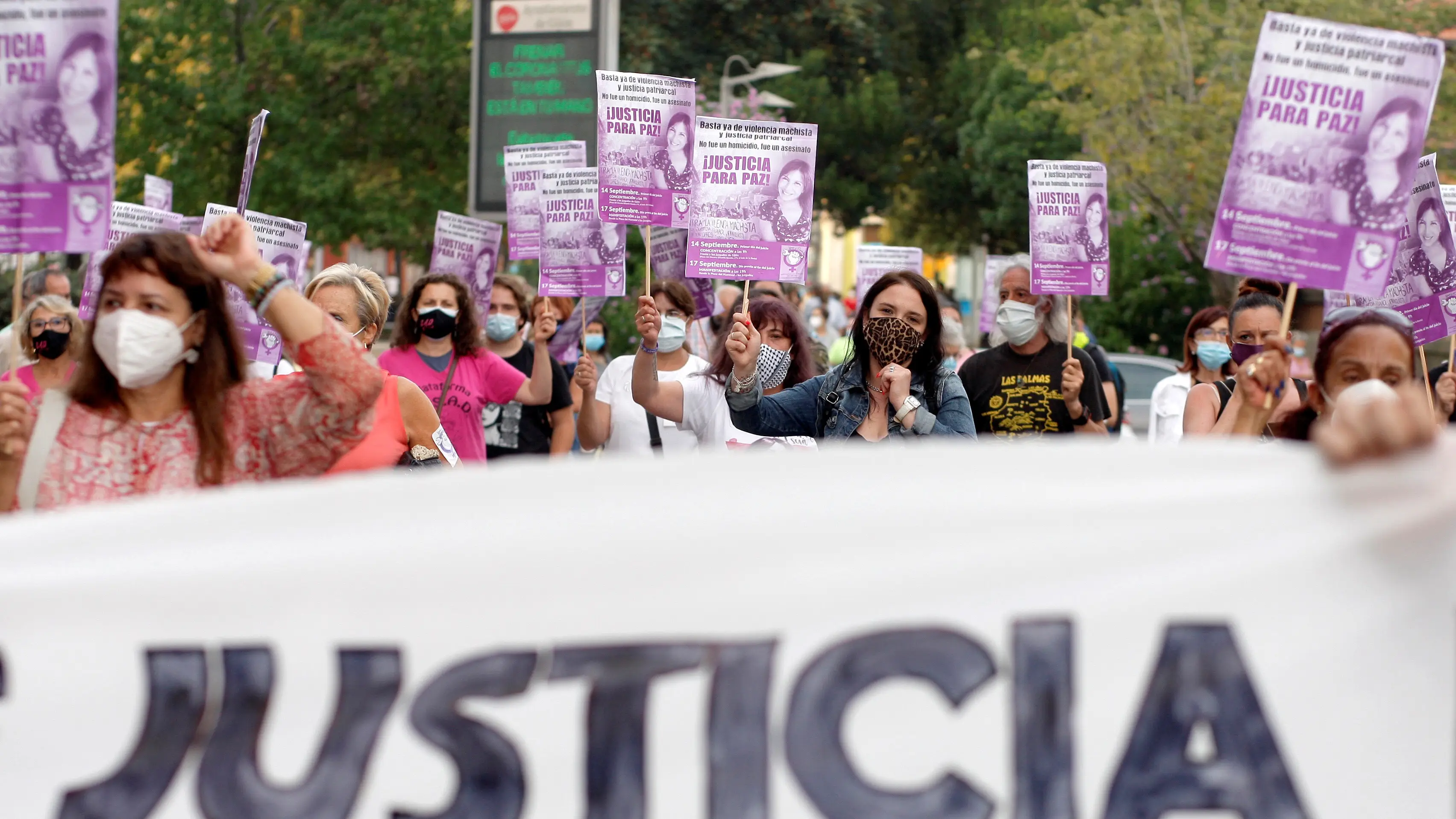 Imagen de archivo de una manifestaci&oacute;n en contra de la violencia machista