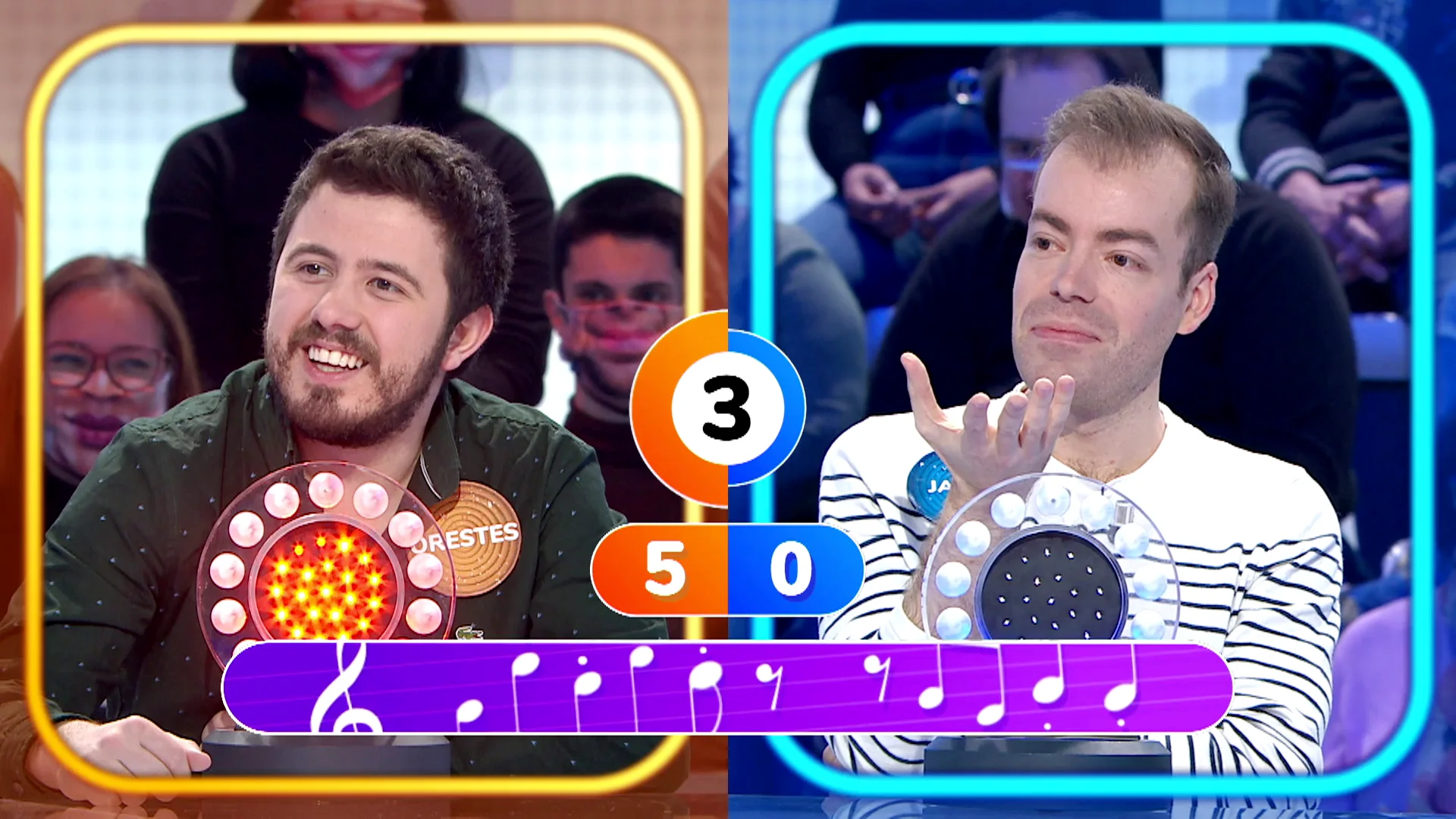 El tremendo zasca de Jaime a Orestes por desconocer un &eacute;xito de Roc&iacute;o Jurado en &lsquo;Pasapalabra&rsquo;