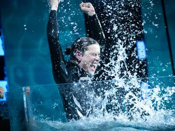 La impresionante Apnea de Raquel Sánchez Silva La impresionante Apnea de Raquel Sánchez Silva