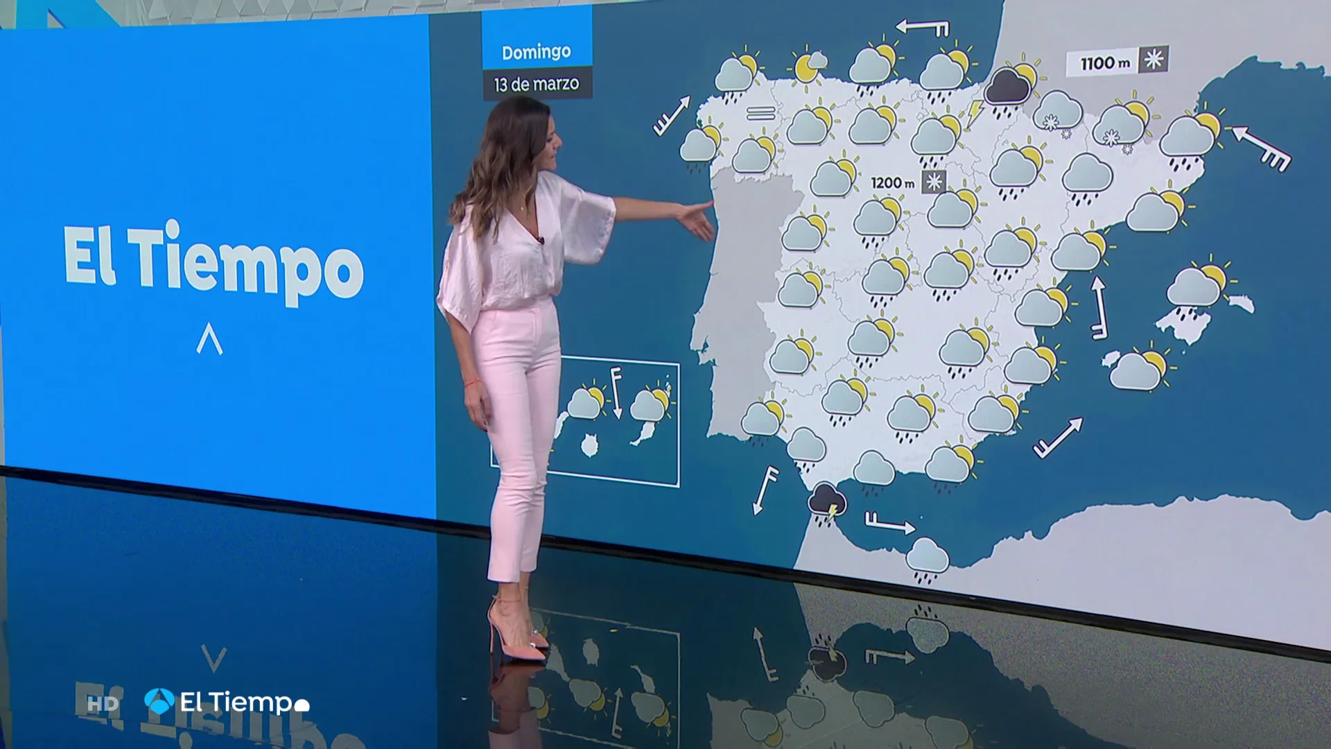 Las fuertes lluvias, viento y nieve dejan a siete comunidades en alerta este s&aacute;bado