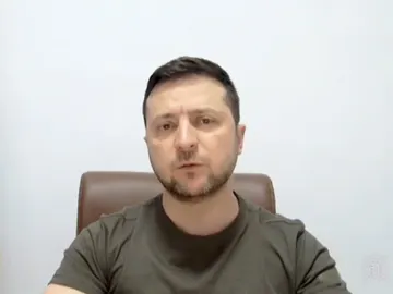 El presidente de Ucrania, Volodímir Zelenski El presidente de Ucrania, Volodímir Zelenski