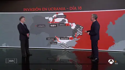 El análisis del almirante Juan Rodríguez Garat, sobre la actuación Rusia en Ucrania: "No hay ninguna estrategia" El análisis del almirante Juan Rodríguez Garat, sobre la actuación Rusia en Ucrania: "No hay ninguna estrategia"