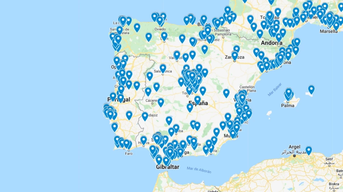 Mapa de casas gratis para refugiados de la guerra en Ucrania