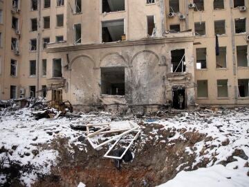 Edificio destruido