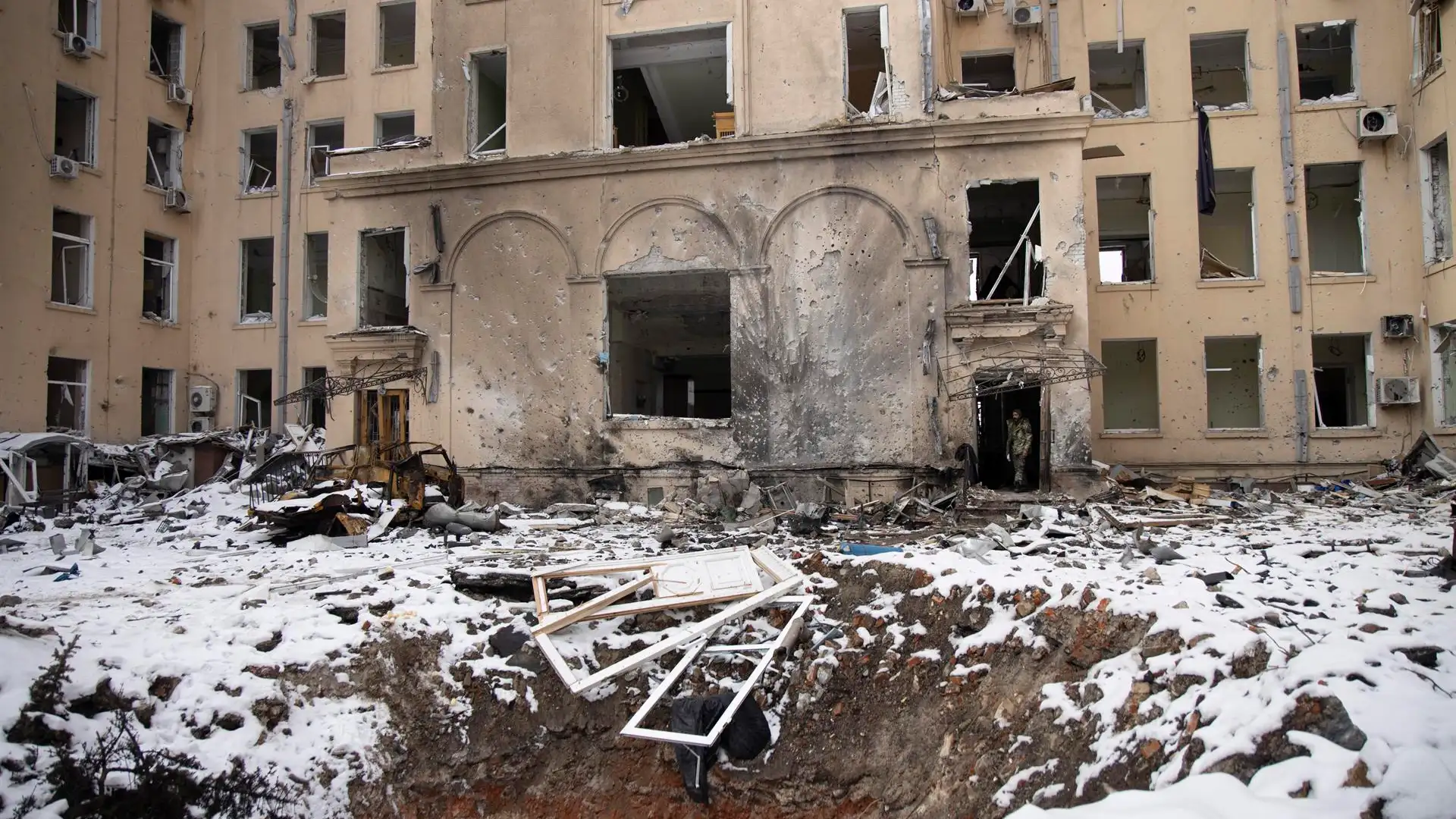 Edificio destruido