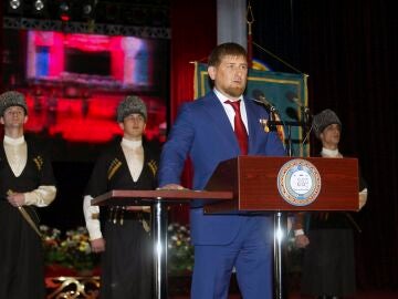 El líder checheno, Ramzán Kadírov, en una imagen de archivo.