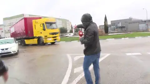 Huelga de camiones. Huelga de camiones.