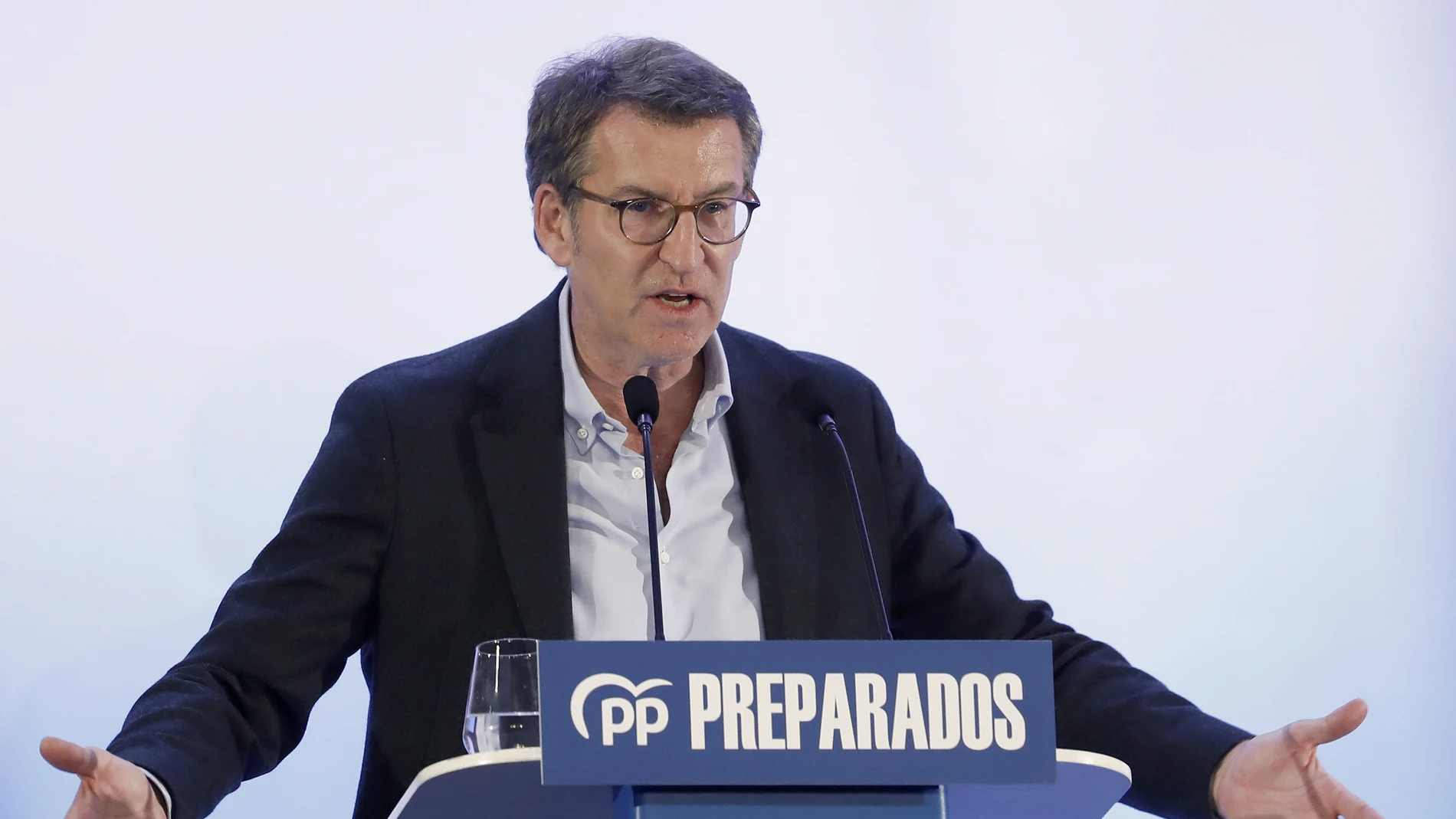 Alberto Núñez Feijóo, presidente de la Xunta de Galicia y candidato a liderar el Partido Popular