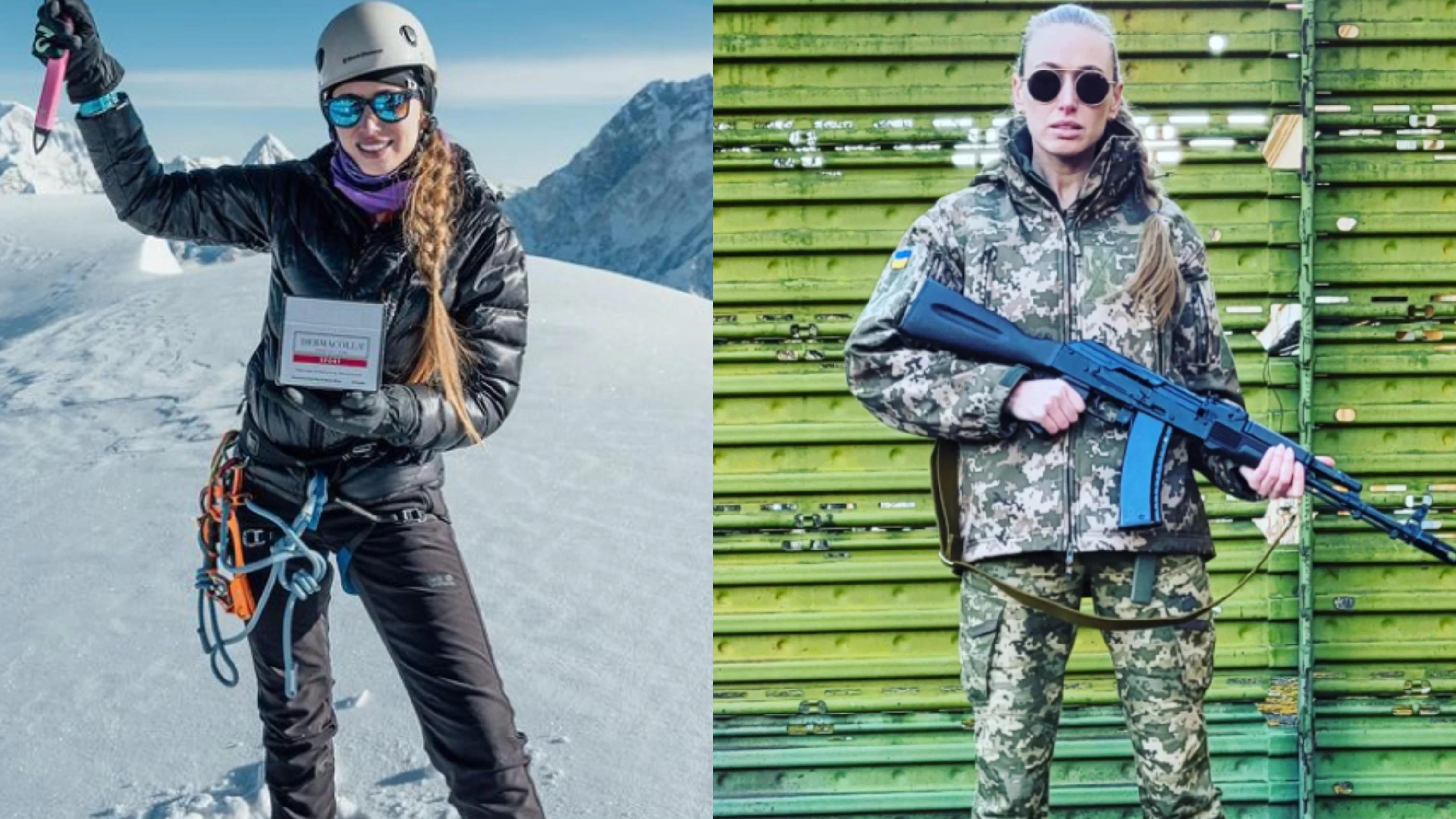 La alpinista Irina Galay La alpinista Irina Galay