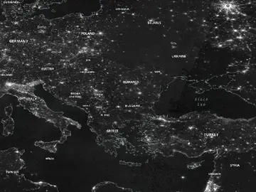Imagen de Ucrania desde el espacio