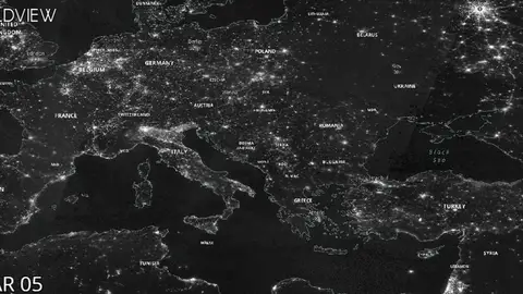 Imagen de Ucrania desde el espacio Imagen de Ucrania desde el espacio