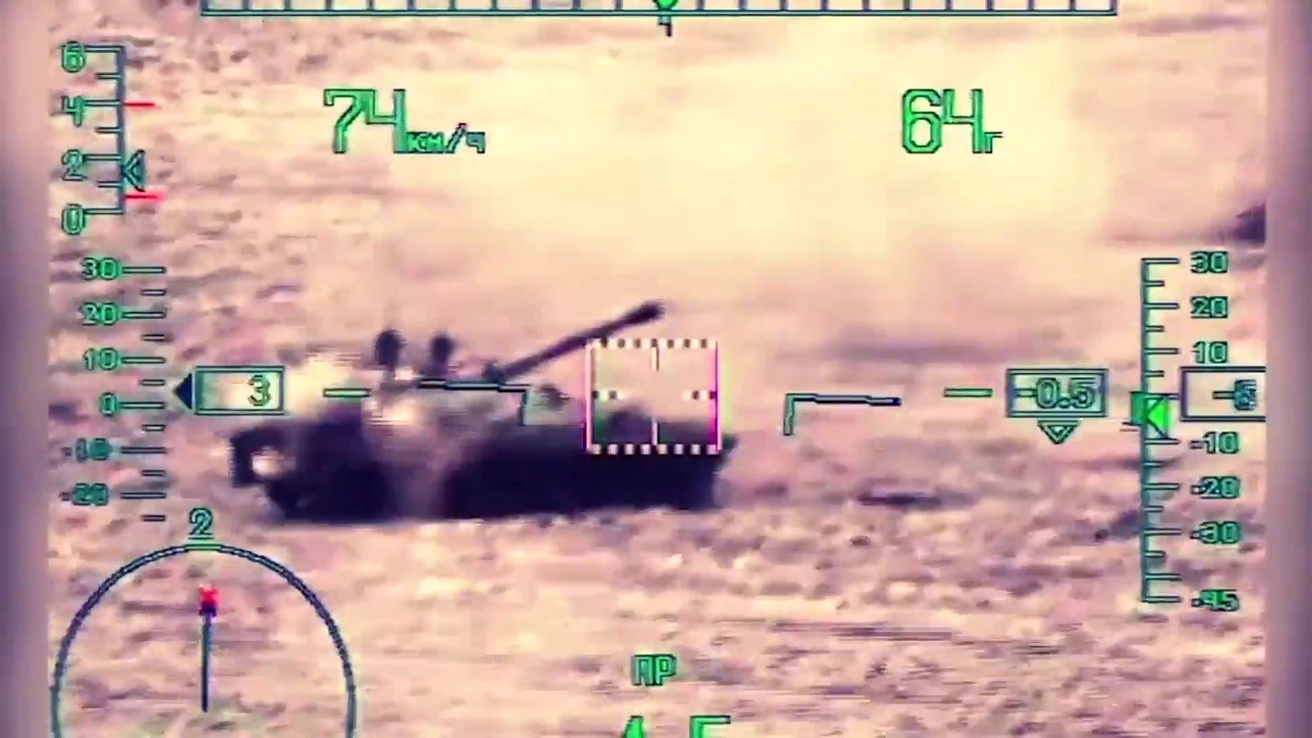 El vídeo ruso de sus helicópteros de combate en acción en la guerra de Ucrania