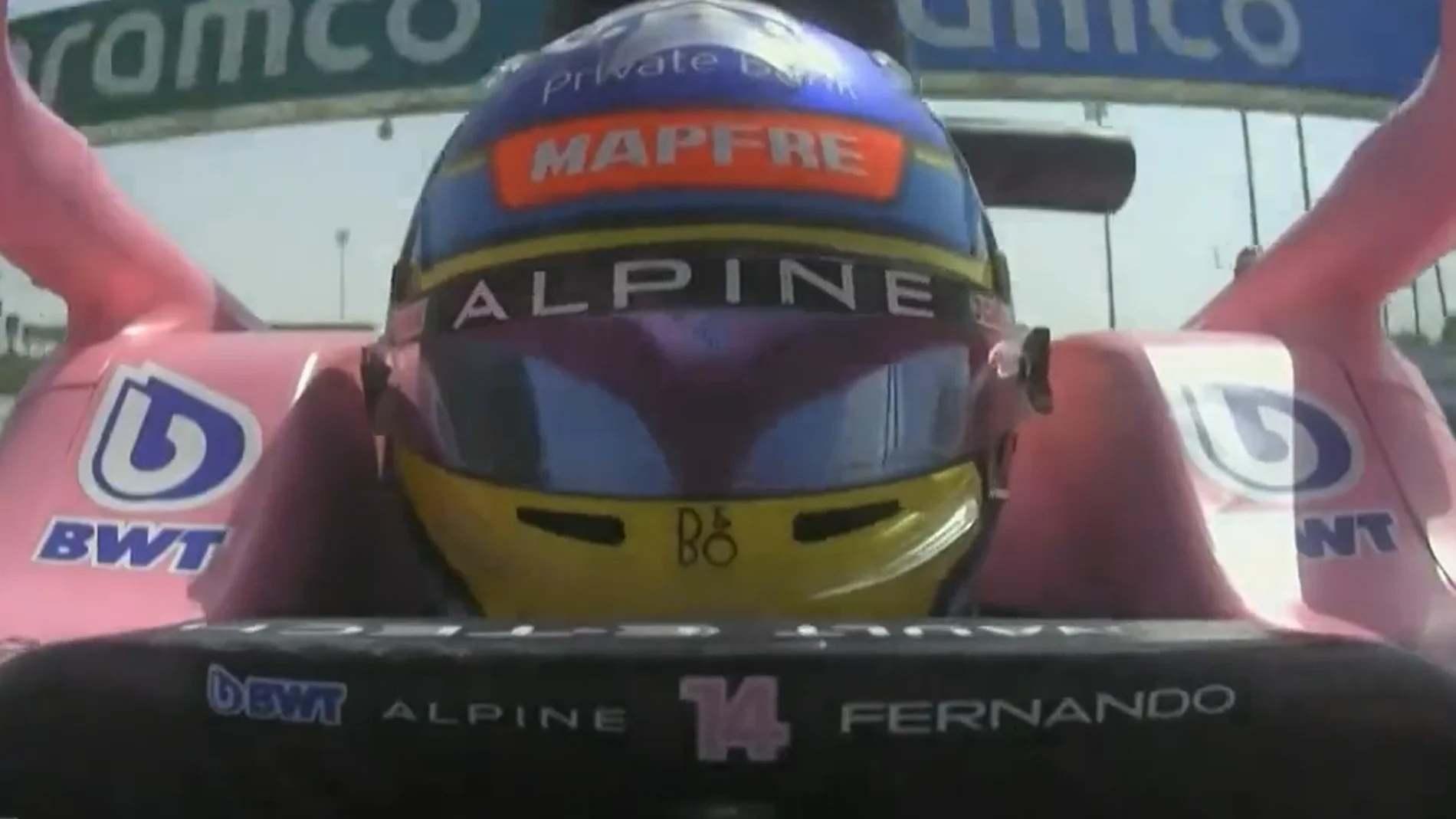 Fernando Alonso en los test de Fórmula 1