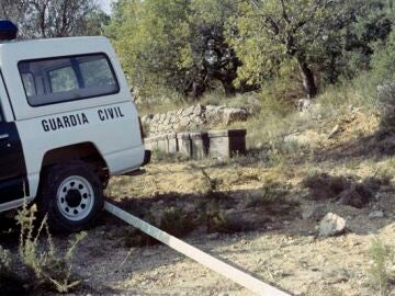Zona en la que aparecieron los cuerpos de las niñas de Alcácer en 1993