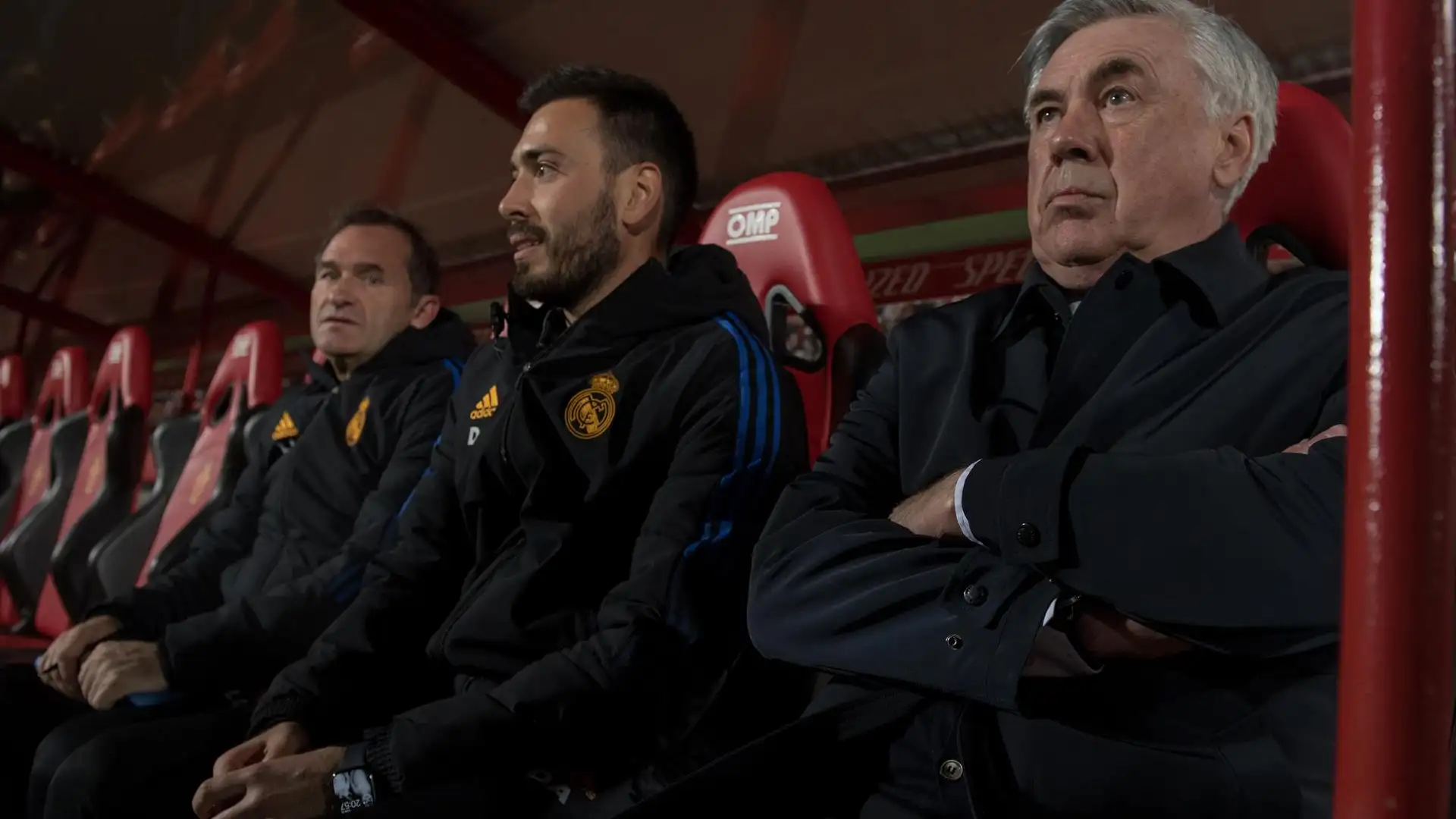 Ancelotti, en el banquillo de Son Moix Ancelotti, en el banquillo de Son Moix