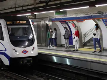 Imagen de archivo del Metro de Madrid. Imagen de archivo del Metro de Madrid.